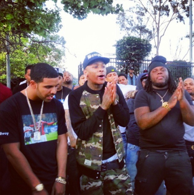 drake-on-set-of-yg-im-a-real-1-video-shoot